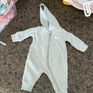 Nike Light Green Hooded outfit Newborn